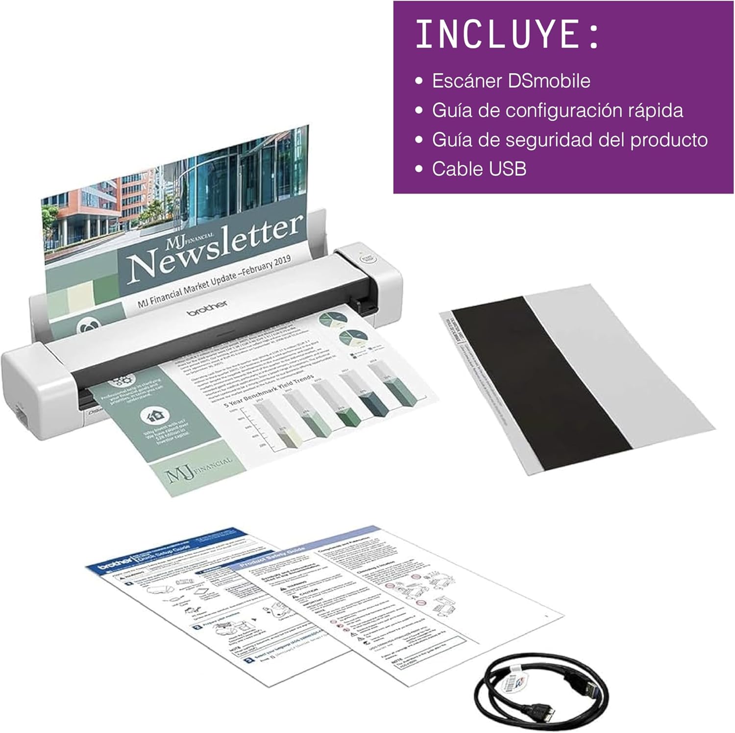 Brother DS-740D Duplex Compact Mobile Document Scanner - Image 7