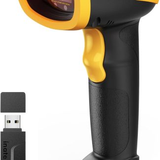 Inateck Wireless Barcode Scanner, Bluetooth Bar Code Scanner, 1D USB Barcode Reader Handheld, 1 Charge 3 Months, Scanner Barcode with APP and SDK