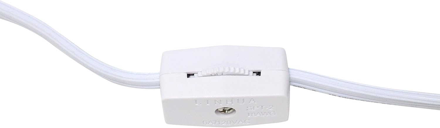 Simple Designs LT2007-BPK Chrome Mini Basic Table Lamp with Fabric Shade, Blush Pink - Image 8